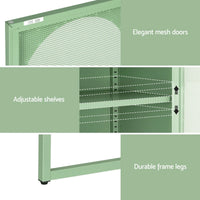 Artiss Buffet Sideboard Metal Cabinet - ELMA Green
