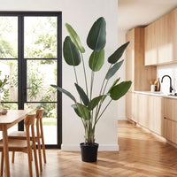 Artiss 180cm Artificial Bird of Paradise Plant Lifelike Textured Leaves Wipe-Clean Indoor Home Decor