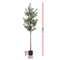 Artiss 180cm Artificial Olive Tree Faux Trees Indoor Decor Artificial Plants Lifelike Plant 1.8M