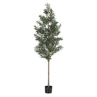 Artiss 210cm Artificial Olive Tree Faux Trees Indoor Decor Artificial Plants Lifelike Plant 2.1M