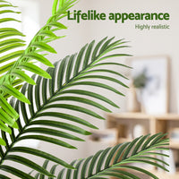 Artiss 100cm Artificial Palm Tree Faux Trees Indoor Decor Artificial Plants Lifelike Plant