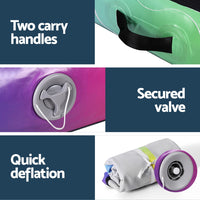 1m Air Track Mat Inflatable Gymnastics Tumbling Mat Colourful