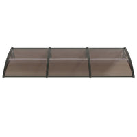 Instahut Window Door Awning 0.8mx3m Brown