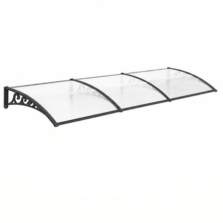 Instahut Window Door Awning 0.8mx3m Transparent
