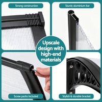 Instahut Window Door Awning 0.8mx3m Transparent