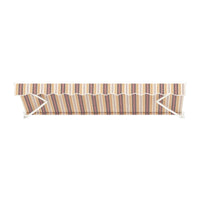 Retractable Folding Arm Awning Motorised Sunshade 3Mx2.5M Beige Brown
