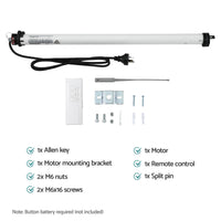 Instahut Pivot Arm Awning Motor Replacement Kit With Remote Control