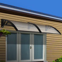 Window Door Awning 1mx2.4m Transparent