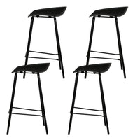 4x Bar Stools Kitchen Counter Stools Metal