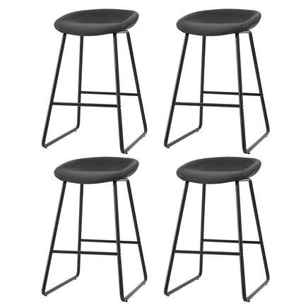 Artiss 4x Bar Stools Kitchen Dining Chairs Counter Stool PU Leather Metal