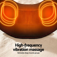 Livemor Back Massager for Sciatica Relief, Airbag Traction and Heat Lumbar Support Belt, 124cm