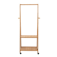 Clothes Rack Airer Coat Stand 165x59cm Wheels