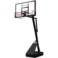 3.05M Basketball Hoop Stand System Adjustable Height Portable Black Pro