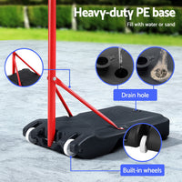 3.05M Netball Hoop Basketball Stand System Net Ring