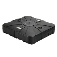 Instahut Outdoor Umbrella Base 2 Fillable 60kg Cantilever Umbrella Base with Wheels 84cm