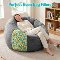 Artiss 25lbs (11KG) Bean Bag Filler Shredded Memory Foam Filling High Density Soft Pillow Stuffing for Bean Bag Chair, Couch Cushion, Dog Bed, Stuffed Animals and Arts Crafts