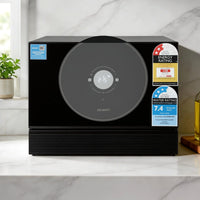 Devanti 6-Place Setting Benchtop Dishwasher 50cm Black