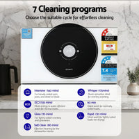 Devanti 6-Place Setting Benchtop Dishwasher 50cm White