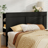 Bed Head Headboard Queen with Shelves - CABI Black