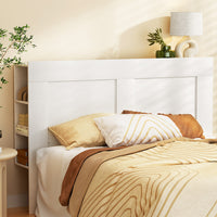 Bed Head Headboard Queen with Shelves - CABI White