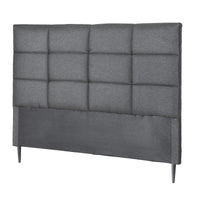 Artiss Bed Headboard Double Bedhead Linen Fabric Charcoal