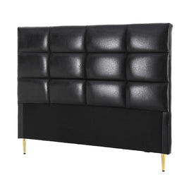Artiss Bed Headboard Queen Bedhead PU Leather Black