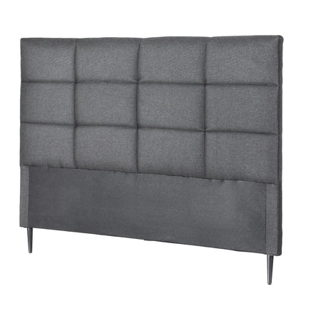 Artiss Bed Headboard Queen Bedhead Linen Fabric Charcoal