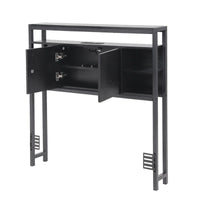 Artiss Bed Headboard King Single Storage Bedhead Charging Station Black