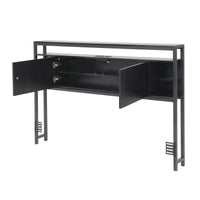 Artiss Bed Headboard Queen Storage Bedhead Charging Station Black