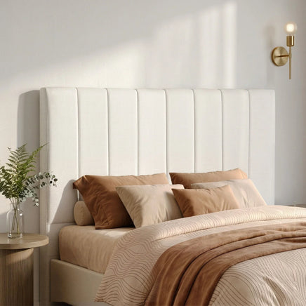 Artiss Bed Head Headboard Double Linen 137CM - Beige