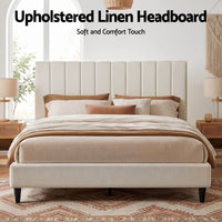 Artiss Bed Head Headboard King Linen 183CM - Beige