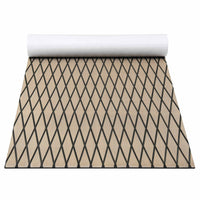 Seamanship EVA Foam Boat Flooring Decking Mat 240x90cm 6mm Diamond Taupe