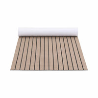 Seamanship Boat Flooring, EVA Foam Decking Mat, 240x90cm, Taupe