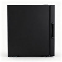 Devanti 40L Bar Fridge Glass Door Mini Fridge Countertop Cooler Black