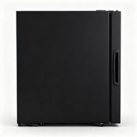 Devanti 40L Bar Fridge Glass Door Mini Fridge Countertop Cooler Black