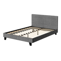 Bed Frame Double Size Grey NEO