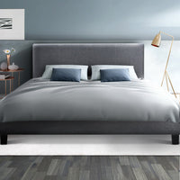 Bed Frame Double Size Grey NEO