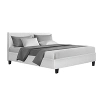 Bed Frame Double Size White NEO