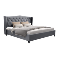 Bed Frame King Size Grey PIER