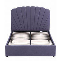 Artiss Double Bed Frame with Lift Up Storage and USB Ports Grey