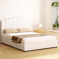 Bed Frame Queen Size Boucle FION