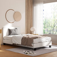 Bed Frame King Single Size Boucle NEO