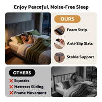 Artiss Queen Bed Frame with Adjustable Headboard, Grey, 300kg Capacity