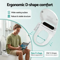Cefito Smart Electric Bidet Toilet Seat LED Display Heated Dryer WaterMark