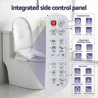 Cefito Electric Bidet Toilet Seat Cover Heated Warm Water Dryer LED Night Light