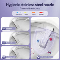 Cefito Smart Electric Bidet Toilet Seat Wireless Remote Heated Dryer Auto Wash