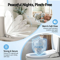 Cefito Non Electric Bidet Toilet Seat O-Shape Dual Nozzle Soft Close WaterMark DIY