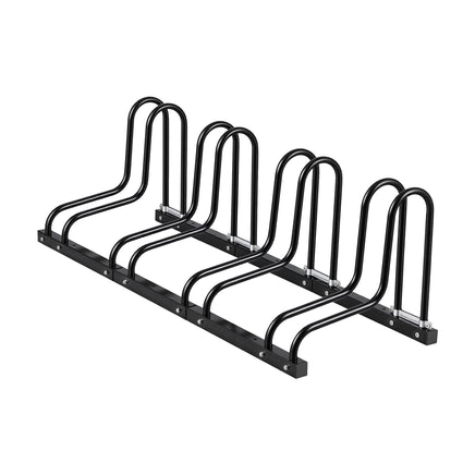 Weisshorn 4 Bike Floor Stand Rack Fits 20"-29" MTB Tires for Garage Storage