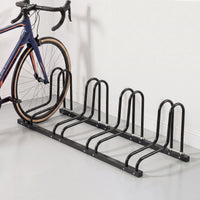 Weisshorn 4 Bike Floor Stand Rack Fits 20"-29" MTB Tires for Garage Storage