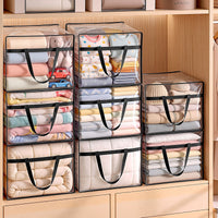 Artiss Blanket Storage Bags 8Pcs 40L PVC Box Clothes Doona Moving Organiser